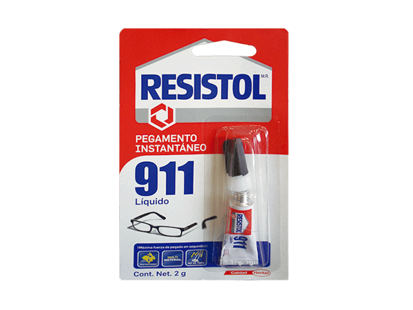 PEGAMENTO INSTANTANEO 911 LIQUIDO 2GR 2445405 RESISTOL (10)