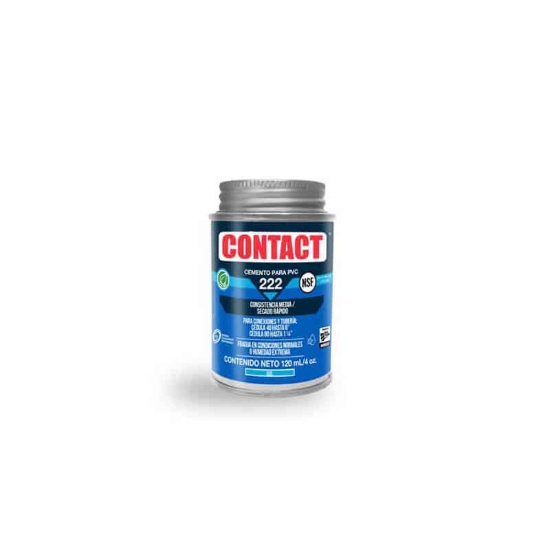 PEGAMENTO 222 120ML PVC AZUL CONTACT (24)