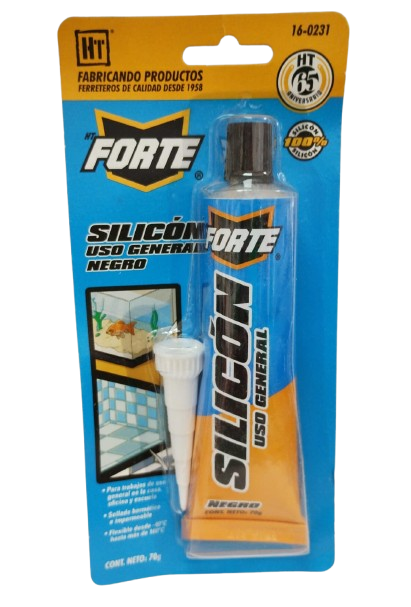 SILICON 160231 USO GRAL. NEGRO 70GRS HECORT (24)