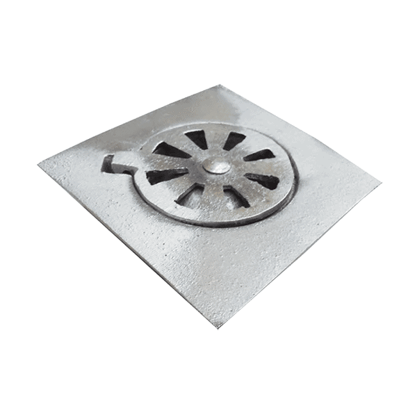 COLADERA 6" ALUMINIO PISO SAT. S/MARCA (1)