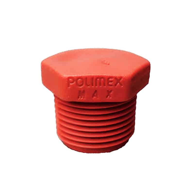 TAPON  1/2" MACHO ROSC 120107 POLIMEX (50)