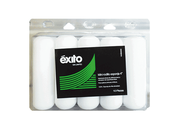 REPUESTO RODILLO 4" MINI ESPONJA 19ARE00002EXITO(10)