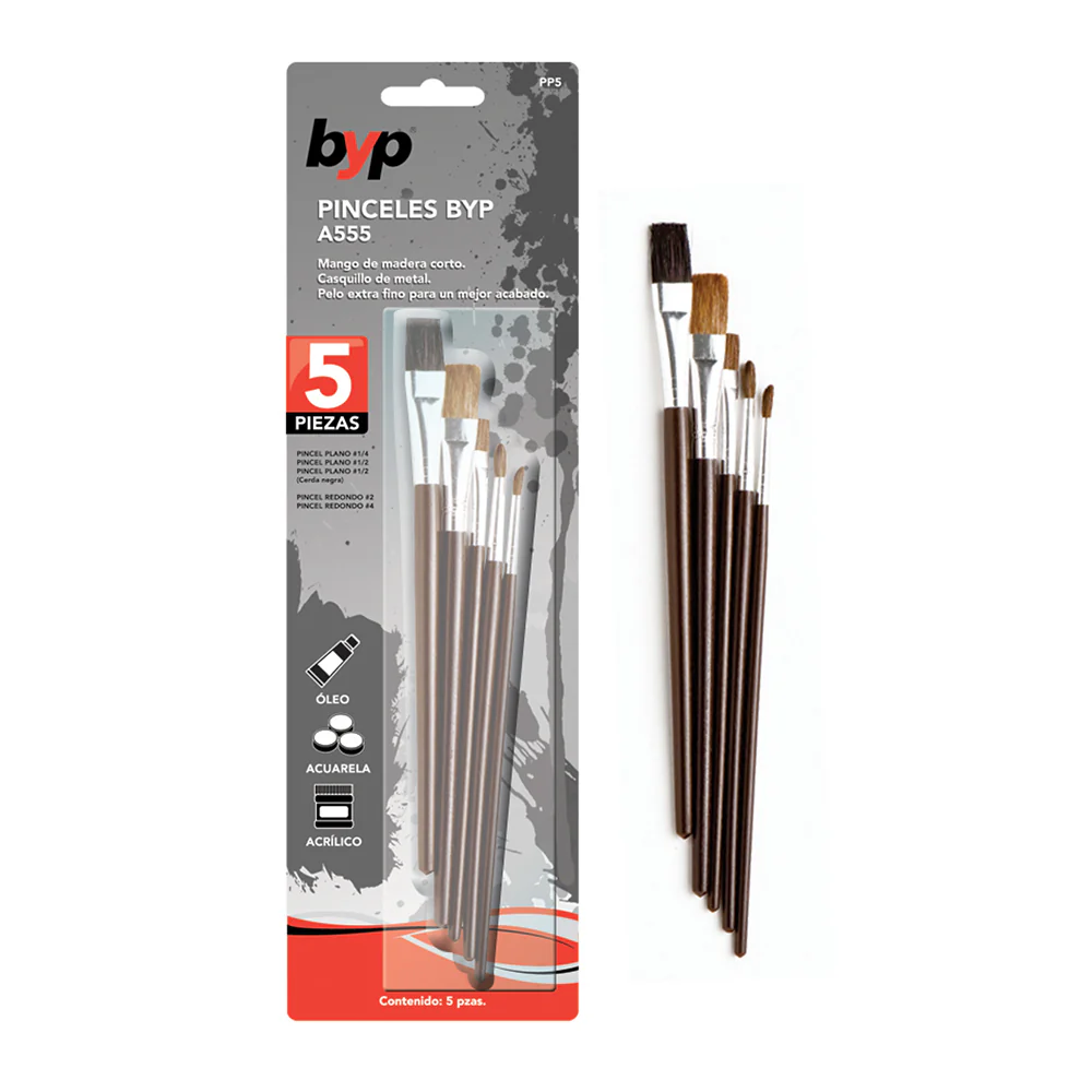 PINCEL MOD. A555  PP5 5 PZAS BYP(6)