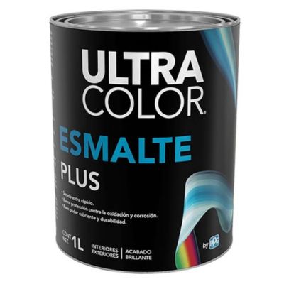ESMALTE BLANCO 1L SECADO RAPIDO 19A0638276 ULTRACOLOR (6)
