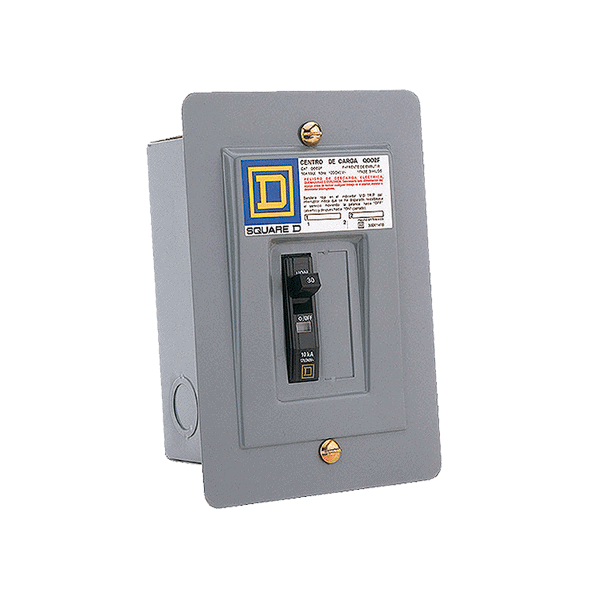 CENTRO DE CARGA  QOD-2F 2 PASTILLAS  SQUARED (10)