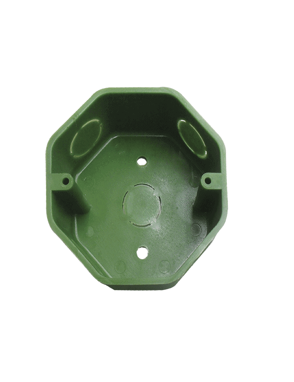 CAJA OCTAGONAL 1/2" VERDE POLIPROPILENO  ANKER (120)