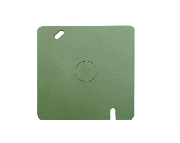 TAPA CUADRADRA 3/4" VERDE POLIPROPILENO ANKER (100)