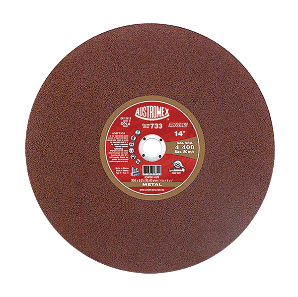 DISCO C-733 PLANO CTE.METAL 14"X7/64"X1" AUSTROMEX (25)