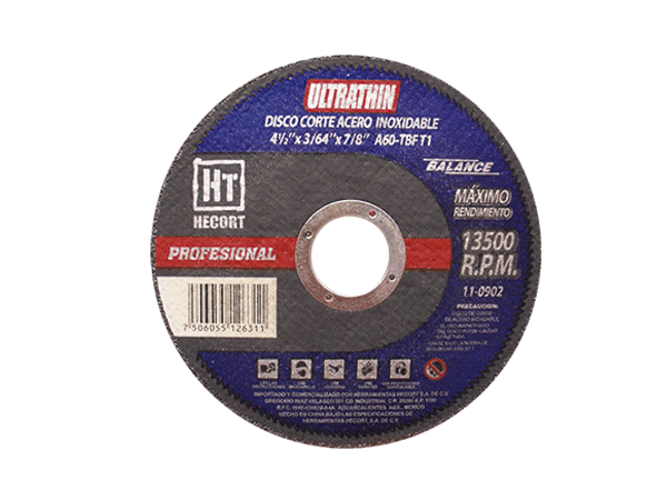 DISCO 110902 4 1/2" CORTE INOX BALANCE HECORT (400)