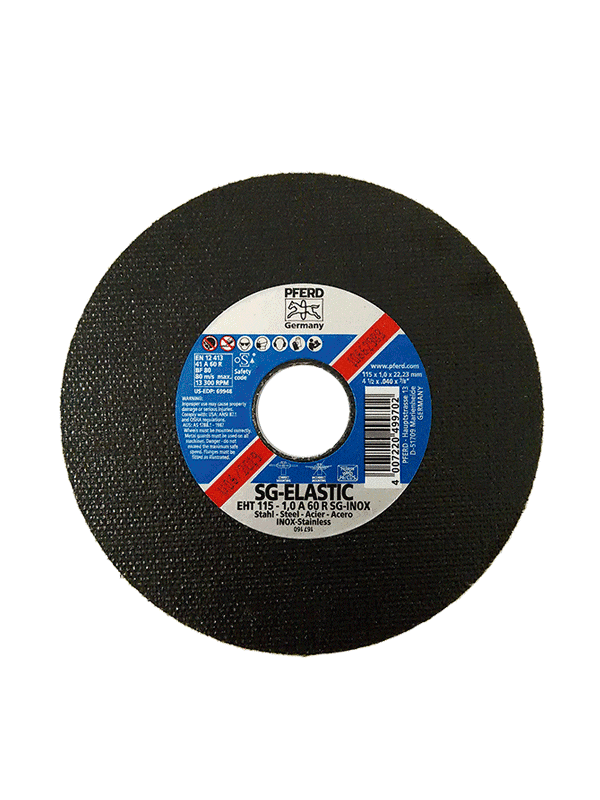 OUT DISCO C-499702 PLANO DELG.INOX. 4 1/2"X1MM X7/8" PFERD