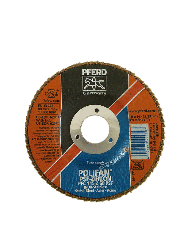 OUT DISCO C-444597 LAM.DESB.INOX Z-60 POLIFAN 4.5"X7/8"PFER