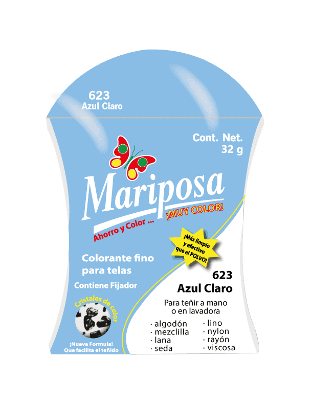 COLORANTE 623  AZUL CLARO 623 MARIPOSA