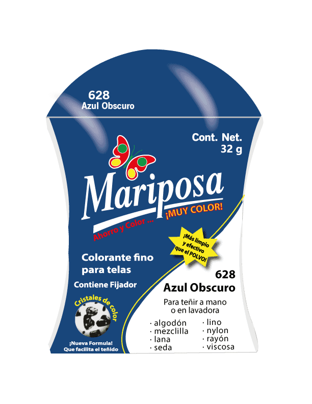 COLORANTE 628 AZUL OBSCURO MARIPOSA