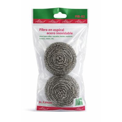 FIBRA INOX. FIB01 TARJETON 12PZAS 15 GRS C/U ALMET (66)