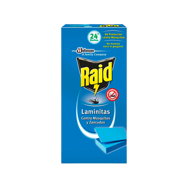RAID  INSECT  LAMINITAS 16 PZAS (24)