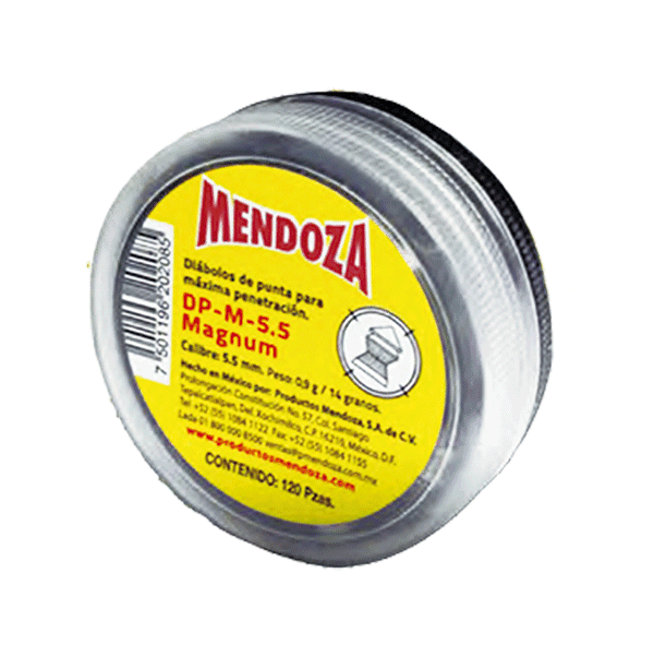DIABOLO DPM-5.5 MAGNUM AMARILLO 5.5MM C/120PZ  MENDOZA(100)