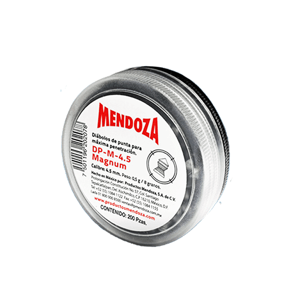 DIABOLO  DPM-4.5 MAGNUM BLNCO 4.5MM  C/200PZ MENDOZA (100)