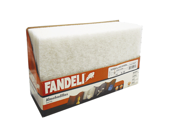 ALMOHADILLA 01473 FIBRA BLANCA P/VIDRIO  FANDELI (50)