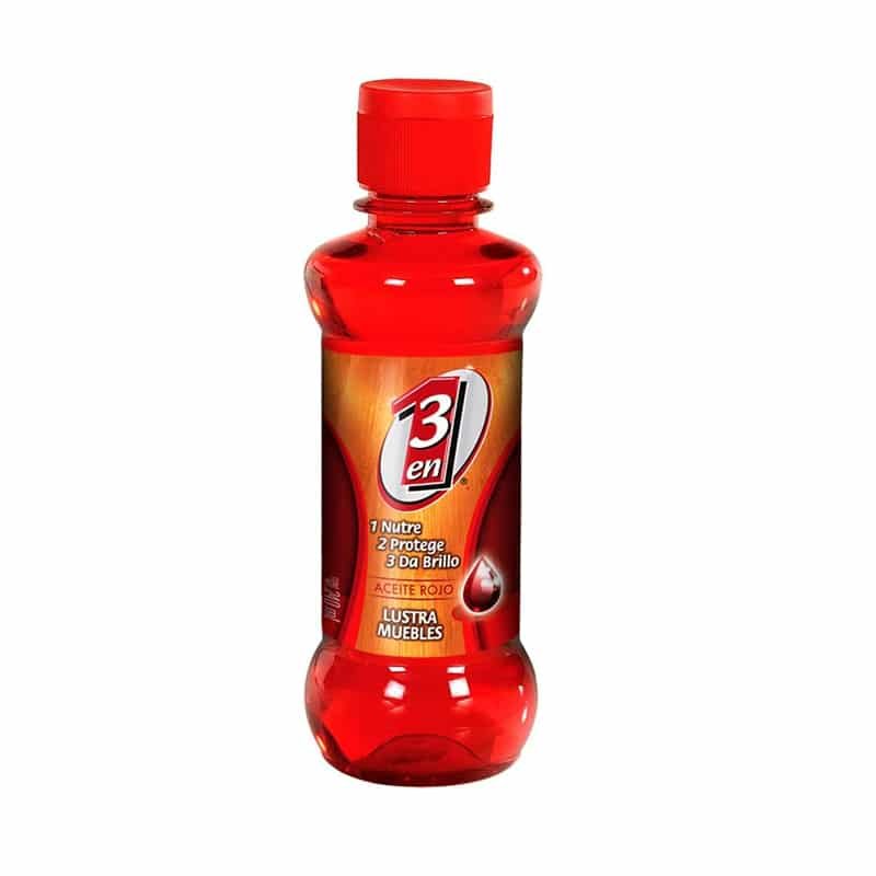 ACEITE 480ML 3 EN 1 LUSTRADOR ROJO  RECKITT B. (12)