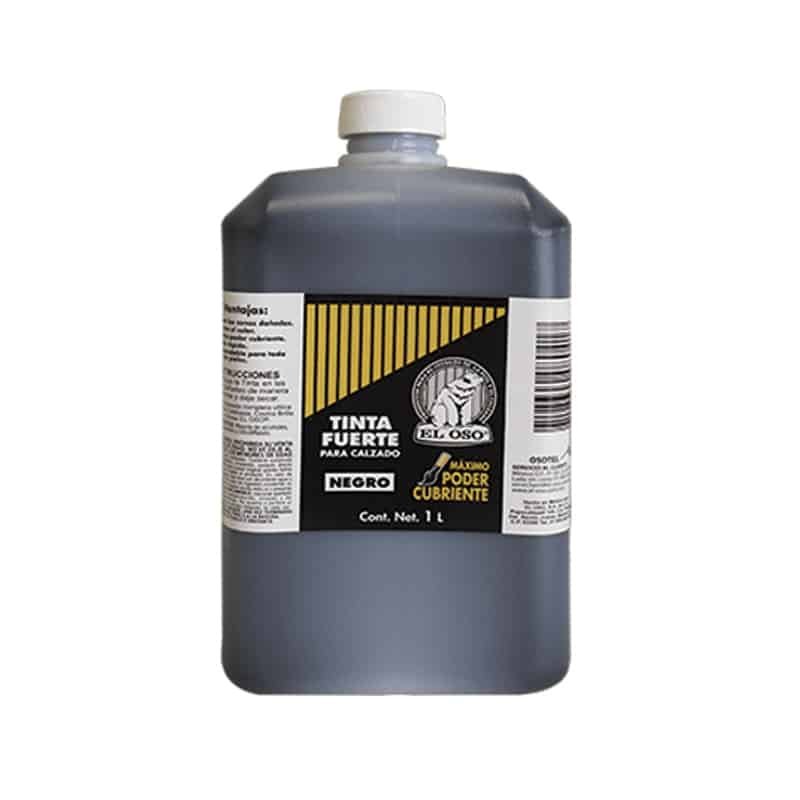 TINTA FUERTE 1L NEGRA EL OSO (12)