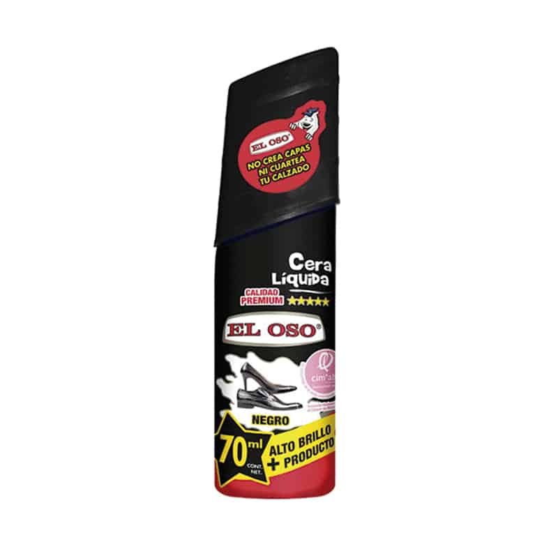 CERA LIQUIDA 70ML NEGRA P/CALZADO EL OSO (12)