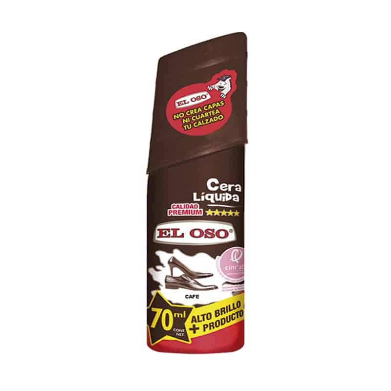 CERA LIQUIDA 70ML CAFE P/CALZADO EL OSO (12)