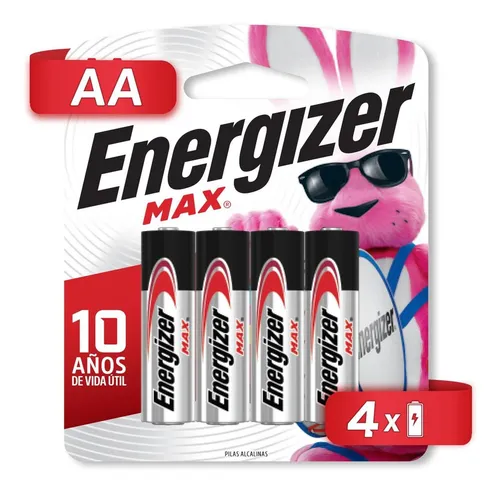PILA "AA" E91GB4 ALCALINA PAQ. 4 PZ  ENERGIZER (48)