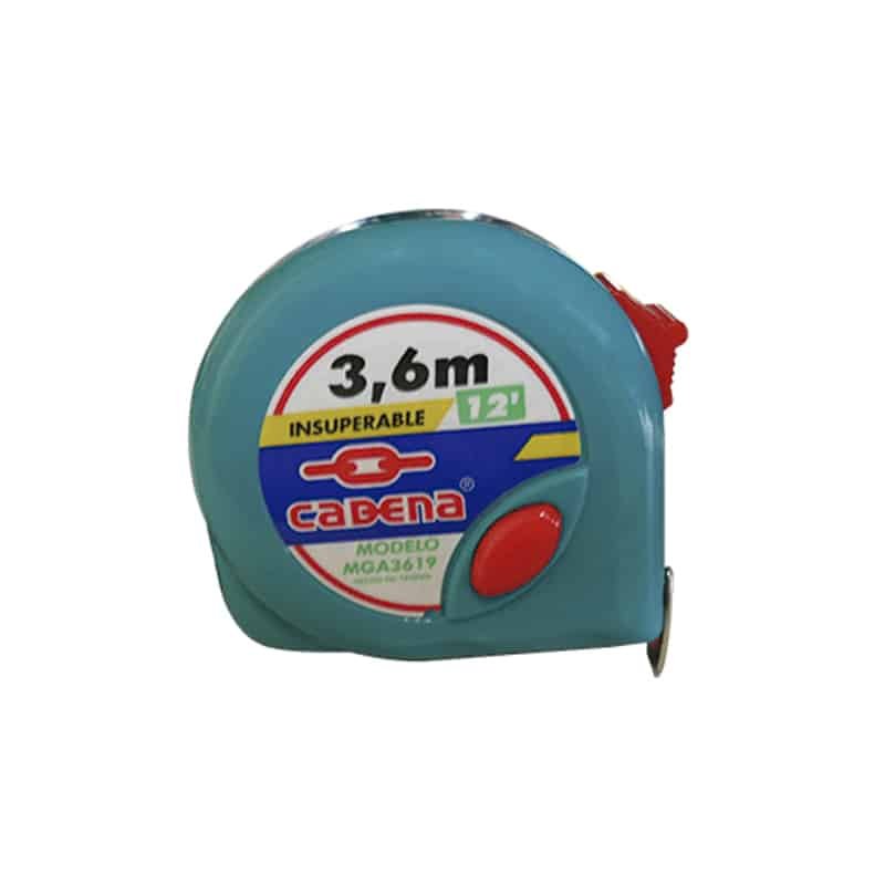 FLEXOMETRO MGA-3619  3.6 MTS X 3/4" CADENA (120)