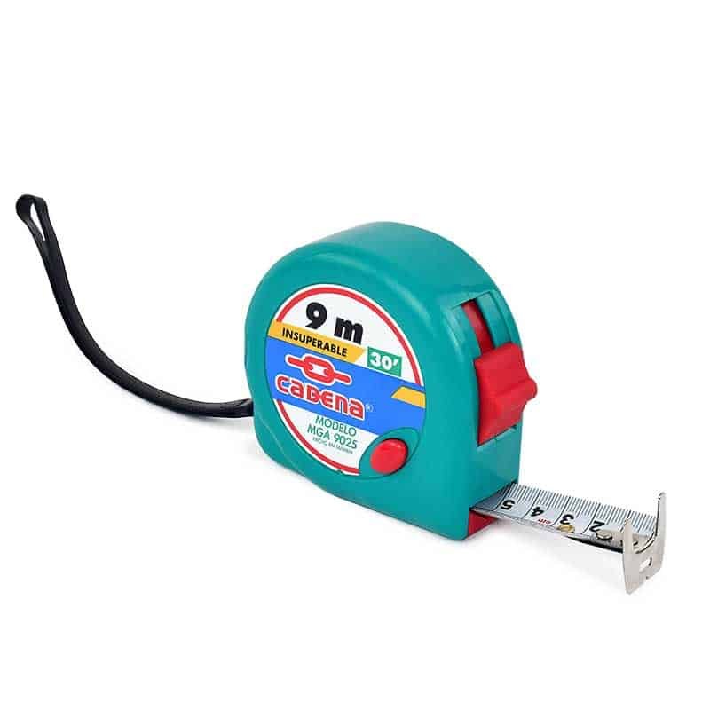 FLEXOMETRO  MGA-9025 9.00 MTS X 1" CADENA (48)