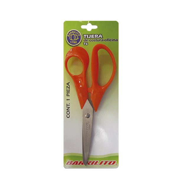 TIJERA T7X COSTURA-OFIC. 7" BARRILITO (12)