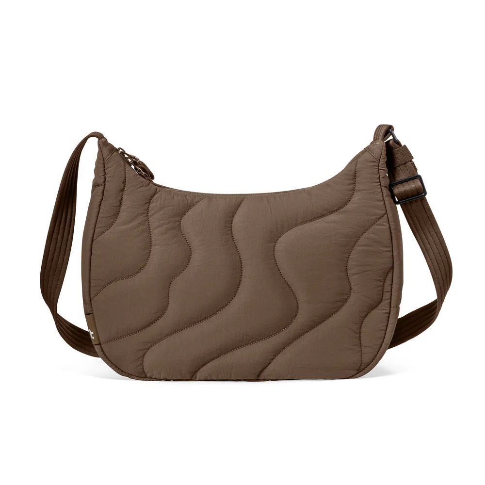 BOLSO CRUZADO ACOLCHADO T34M1Y1 SOMBRA DE TIERRA TOMTOC