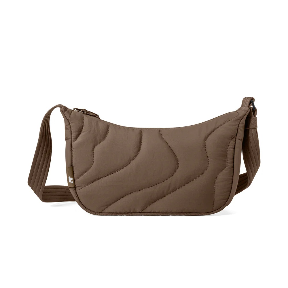 BOLSO CRUZADO ACOLCHADO T34S1Y1 SOMBRA DE TIERRA TOMTOC