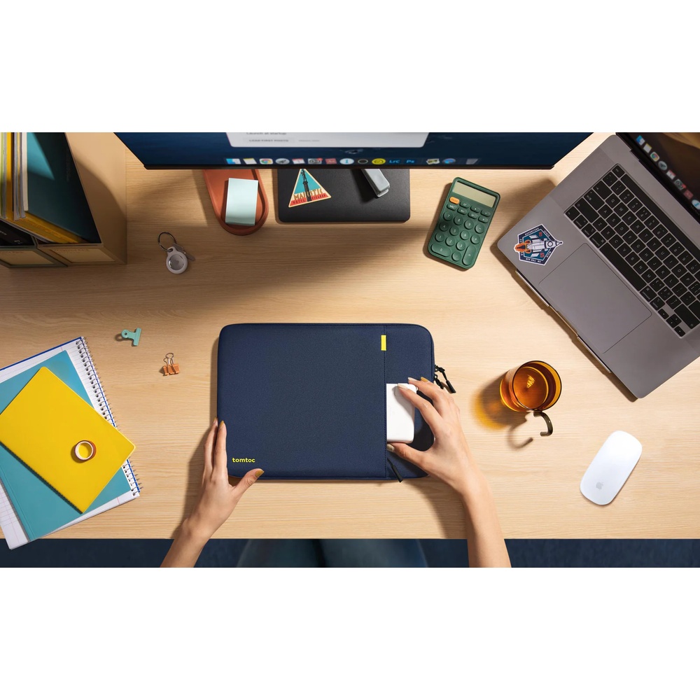 FUNDA PORTÃTIL A13F2B2 AZUL MARINO TOMTOC