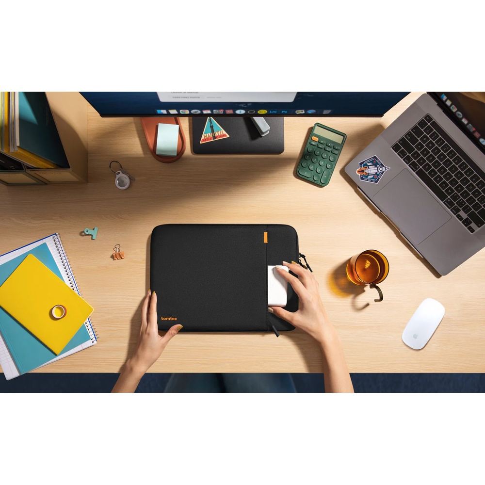 FUNDA PORTÃTIL A13F2D3 PREMIUM NEGRO TOMTOC