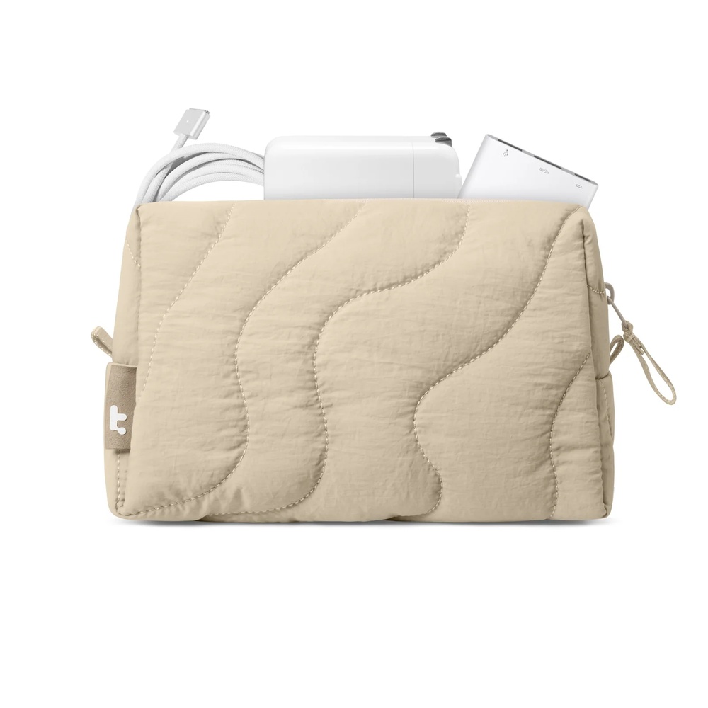 BOLSA DE ACCESORIOS ACOLCHADA A27P1K2 ARENA NATURAL TOMTOC