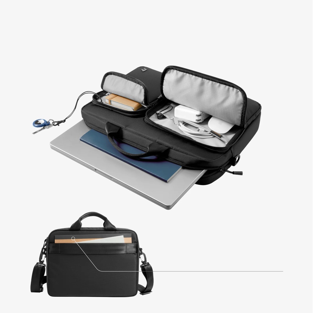 BOLSA DE HOMBRO P/PORTÃTIL A33F3D1 NEGRO TOMTOC