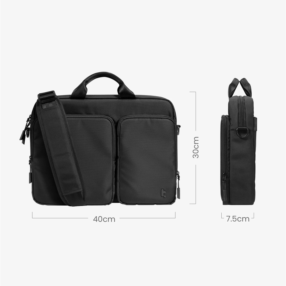 BOLSA DE HOMBRO P/PORTÃTIL A33F3D1 NEGRO TOMTOC