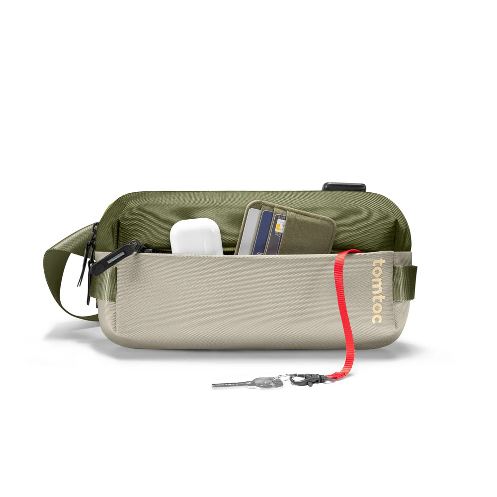 BOLSO TIPO BANDOLERA T21S1T1 VERDE OLIVA TOMTOC