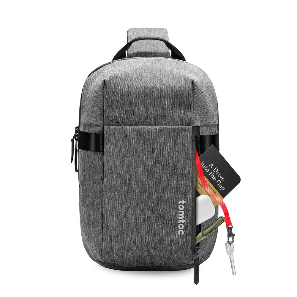 BOLSO TIPO BANDOLERA T24M1G3 GRIS TOMTOC