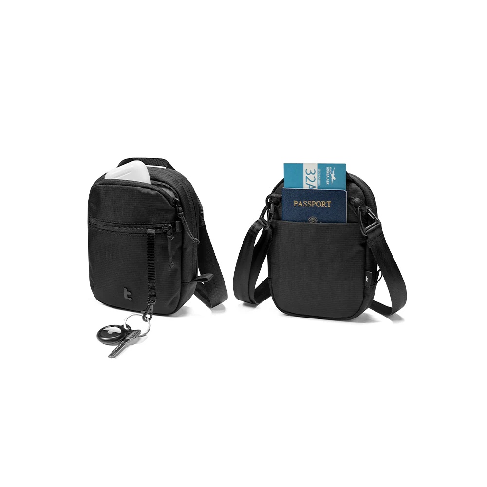 BOLSO BANDOLERA DE VIAJE T37S1K1 CAQUI TOMTOC