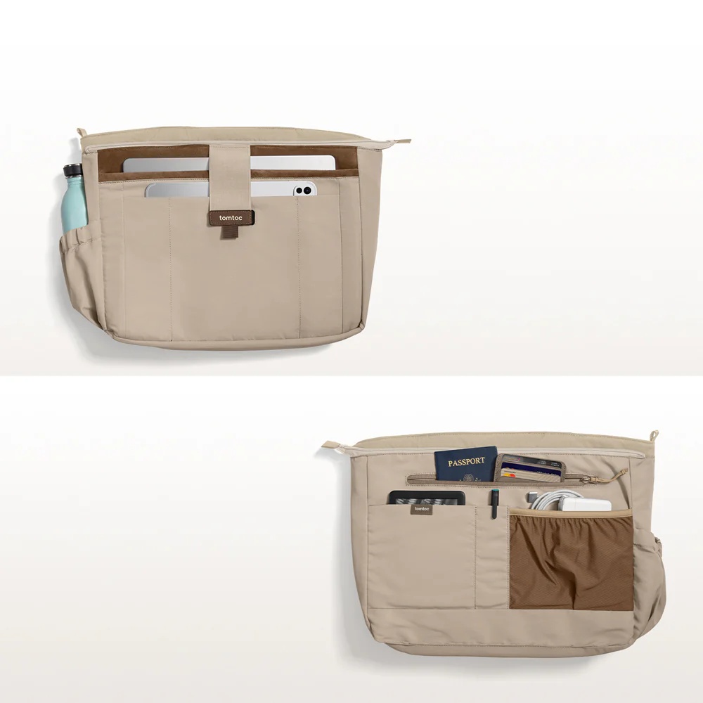 BOLSA TOTE PORTÃTIL T38M1Y1 SOMBRA DE TIERRA TOMTOC