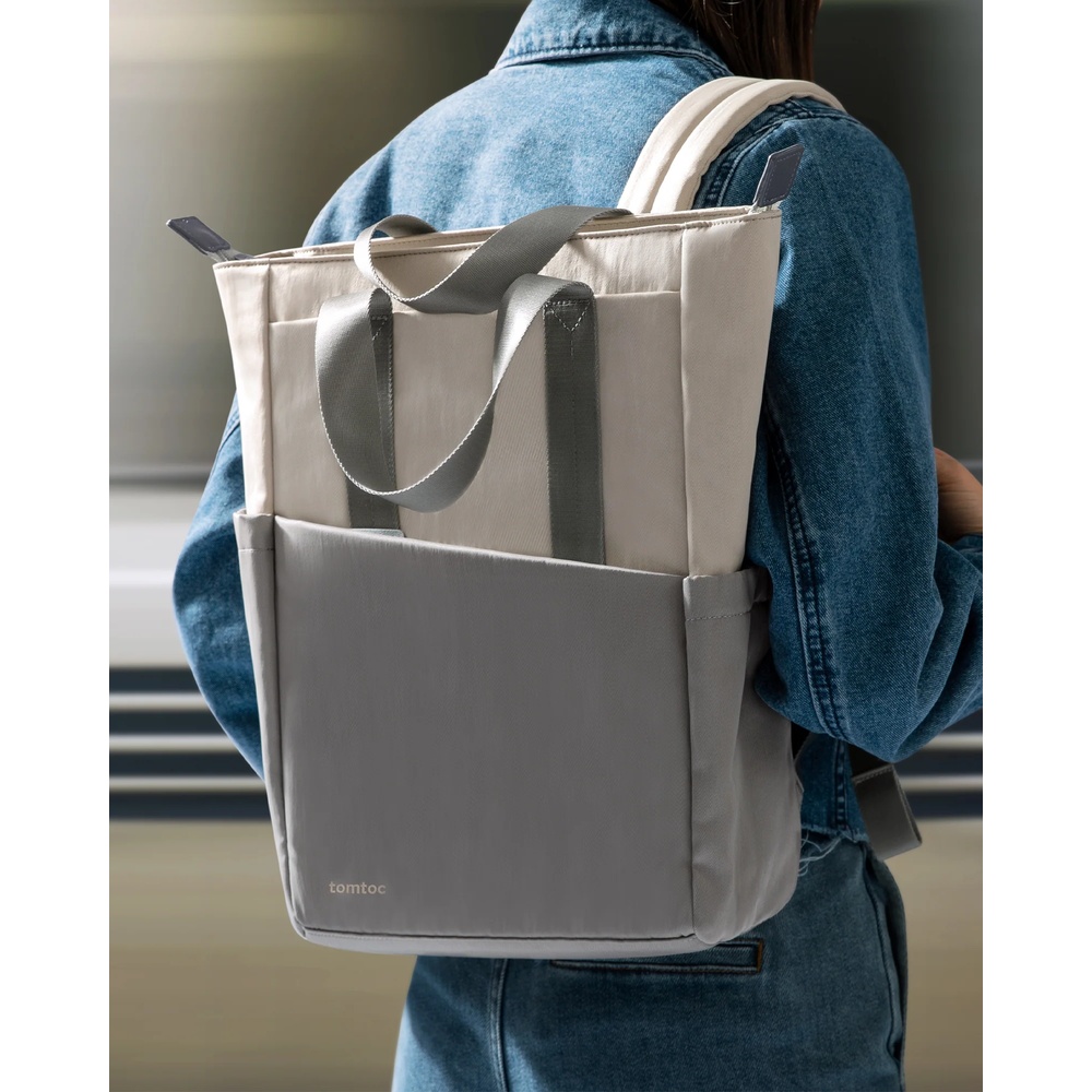 MOCHILA PORTÃTIL T63M1G1 GRIS LUNA TOMTOC