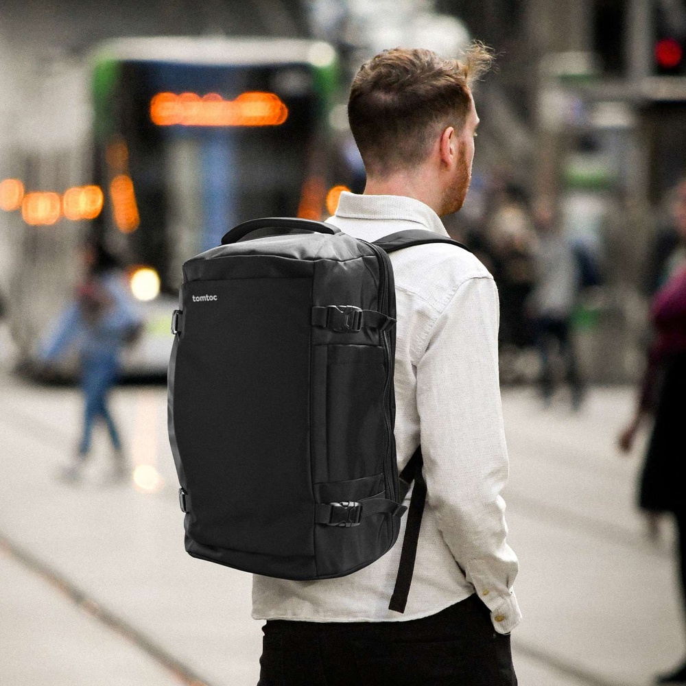 MOCHILA DE VIAJE T66M1D2 NEGRO TOMTOC