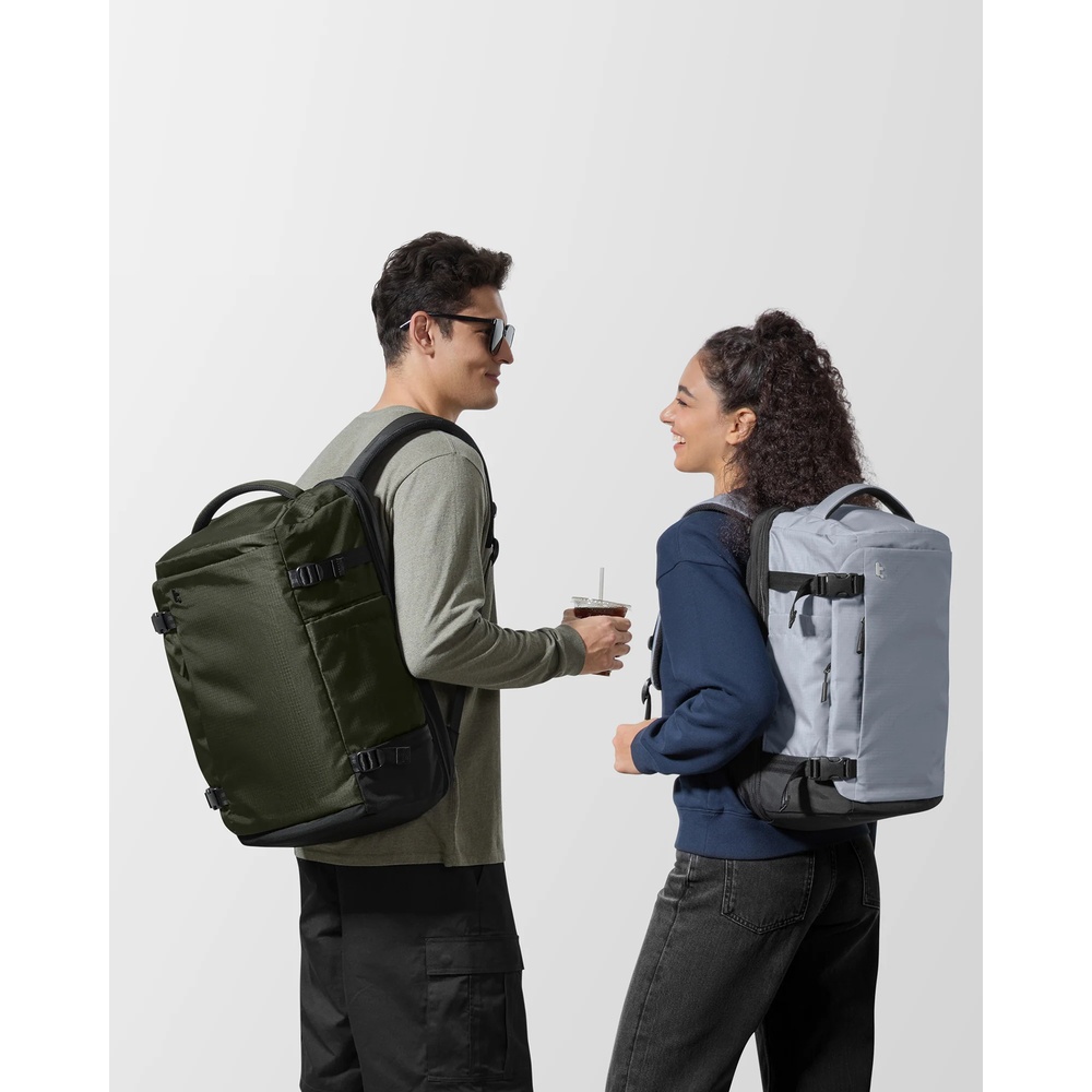 MOCHILA PORTÃTIL DE VIAJE T66M1T1 VERDE TOMTOC